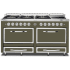 Viking Tuscany Series TVDR6616IMA - 66 Inch Freestanding Dual Fuel Range in Martini Finish
