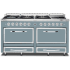 Viking Tuscany Series TVDR6616INS - 66 Inch Freestanding Dual Fuel Range in November Sky Finish