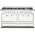 Viking Tuscany Series TVDR6616IPW - 66 Inch Freestanding Dual Fuel Range in Front View