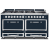 Viking Tuscany Series TVDR6616ISB - 66 Inch Tuscany Dual Fuel Range with Induction Element