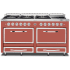 Viking Tuscany Series TVDR6616ISC - 66 Inch Freestanding Dual Fuel Range in Spiced Cider Finish