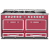 Viking Tuscany Series TVDR6616IVA - 66 Inch Freestanding Dual Fuel Range in Front View