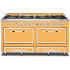 Viking Tuscany Series TVDR6618BDA - 66 Inch Freestanding Dual Fuel Range in Front View