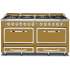 Viking Tuscany Series TVDR6618BGH - 66 Inch Freestanding Dual Fuel Range in Front View