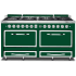 Viking Tuscany Series TVDR6618BIV - 66 Inch Freestanding Dual Fuel Range in Ivy Finish