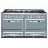 Viking Tuscany Series TVDR6618BNS - 66 Inch Freestanding Dual Fuel Range in November Sky Finish