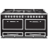 Viking Tuscany Series TVDR6618BON - 66 Inch Freestanding Dual Fuel Range in Front View