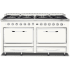 Viking Tuscany Series TVDR6618BPW - 66 Inch Freestanding Dual Fuel Range in Front View