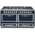 Viking Tuscany Series TVDR6618BSB - 66 Inch Tuscany Dual Fuel Range