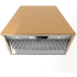 XO XOVD136SG - Wall Mount Range Hood Liner