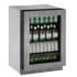 U-Line 2000 Series U2224RGLS13B - Stainless Steel with Black Sides (Not Shown)