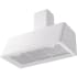 Ilve Nostalgie Collection UAG36WH - 36 Inch Wall Mount Convertible Range Hood