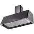 Ilve Nostalgie Collection UAG40BK - 40 Inch Wall Mount Convertible Range Hood
