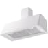 Ilve Nostalgie Collection UAG40WH - 40 Inch Wall Mount Convertible Range Hood