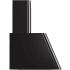 Ilve Nostalgie Collection UAG60BK - 60 Inch Wall Mount Convertible Range Hood in Side View