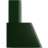 Ilve Nostalgie Collection UAG60EG - 60 Inch Wall Mount Convertible Range Hood in Side View