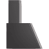 Ilve Nostalgie Collection UAG60MG - 60 Inch Wall Mount Convertible Range Hood in Side View