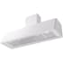 Ilve Nostalgie Collection UAG60WH - 60 Inch Wall Mount Convertible Range Hood in Bottom View