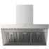 Ilve Professional Plus UAGQ36SS - Professional Plus 36-Inch Wall Mount Range Hood in Front View