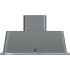 Ilve Majestic II Collection UAM120BG - 48 Inch Wall Mount Range Hood with 4-Speed/600 CFM Blower in Front View