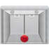 Ilve Majestic Collection UAM76BG - 30 Inch Wall Mount Range Hood with 4-Speed/600 CFM Blower in Bottom View