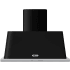 Ilve Majestic Collection UAM90BK - 36 Inch Wall Mount Range Hood with 4-Speed/600 CFM Blower in Front View