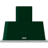 Ilve Majestic Collection UAM90EG - 36 Inch Wall Mount Range Hood with 4-Speed/600 CFM Blower in Front View