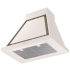 Ilve Nostalgie Collection UANB30AWB - 30 Inch Wall Mount Range Hood in Angled View