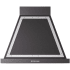 Ilve Nostalgie Collection UANB30BKC - 30 Inch Wall Mount Range Hood in Front View