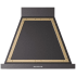 Ilve Nostalgie Collection UANB30BKG - 30 Inch Wall Mount Range Hood in Front View