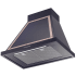 Ilve Nostalgie Collection UANB30MBP - 30 Inch Wall Mount Range Hood in Angled View