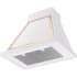 Ilve Nostalgie Collection UANB30WHG - 30 Inch Wall Mount Range Hood in Angled View