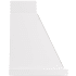 Ilve Nostalgie Collection UANB30WHG - 30 Inch Wall Mount Range Hood in Side View