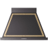 Ilve Nostalgie Collection UANB36BKG - 36 Inch Wall Mount Range Hood in Front View