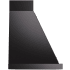 Ilve Nostalgie Collection UANB36BKG - 36 Inch Wall Mount Range Hood in Side View