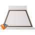 Ilve Nostalgie Collection UANB36RAB - 36 Inch Wall Mount Range Hood in Front View
