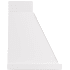 Ilve Nostalgie Collection UANB36WHC - 36 Inch Wall Mount Range Hood in Side View