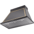 Ilve Nostalgie Collection UANB40BKG - 40 Inch Wall Mount Range Hood in Angled View