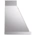 Ilve Nostalgie Collection UANB40SSG - 40 Inch Wall Mount Range Hood in Side View