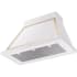 Ilve Nostalgie Collection UANB40WHG - 40 Inch Wall Mount Range Hood in Angled View