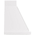 Ilve Nostalgie Collection UANB40WHG - 40 Inch Wall Mount Range Hood in Side View