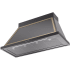 Ilve Nostalgie Collection UANB48BKG - 48 Inch Wall Mount Range Hood in Angled View