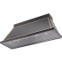 Ilve Nostalgie Collection UANB60BKG - 60 Inch Wall Mount Range Hood in Angled View