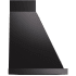 Ilve Nostalgie Collection UANB60BKG - 60 Inch Wall Mount Range Hood in Side View