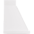 Ilve Nostalgie Collection UANB60WHG - 60 Inch Wall Mount Range Hood in Side View