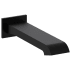 Rohl ZO80BK - Single Handle Wall Mount Tub Spout Faucet with 8 1/2 Inch Spout Reach in Black