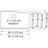 Franke UBG11028PWT - Dimensions