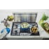 Thermador Masterpiece Series UCVM36XS - 36 Inch Convertible Downdraft Range Hood with 3-Speed in Lifestyle View