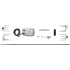 Napoleon 69331 - Commercial Grade Rotisserie Kit for Extra Large Grills