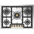 Ilve Nostalgie II Collection UHCPT75NSSG - Nostalgie II 30 inch Built-In Gas Cooktop with 5 Burners, in Stainless Steel